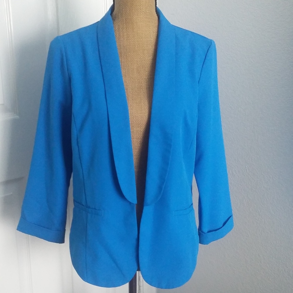 Vibrant Blue Blazer